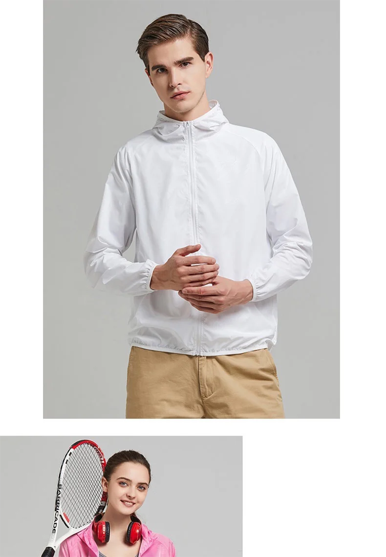 JNLN Camping Rain Jacket Men Women Waterproof Sun Protection Clothing Fishing Hunting Clothes Quick Dry Windbreaker With Pocket