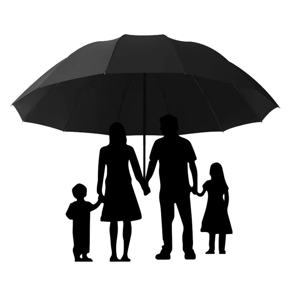 130cm/51.18 Inch High-quality Ten-bone Umbrella, Reinforced Umbrella Frame, Strong Waterproof Windproof, Manual Large Umbrella