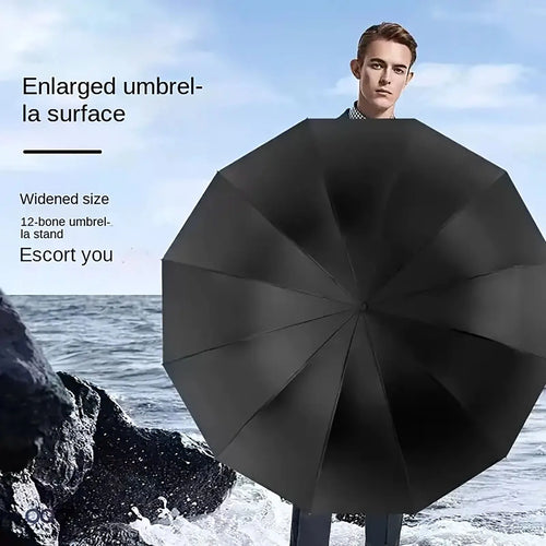 130cm/51.18 Inch High-quality Ten-bone Umbrella, Reinforced Umbrella Frame, Strong Waterproof Windproof, Manual Large Umbrella