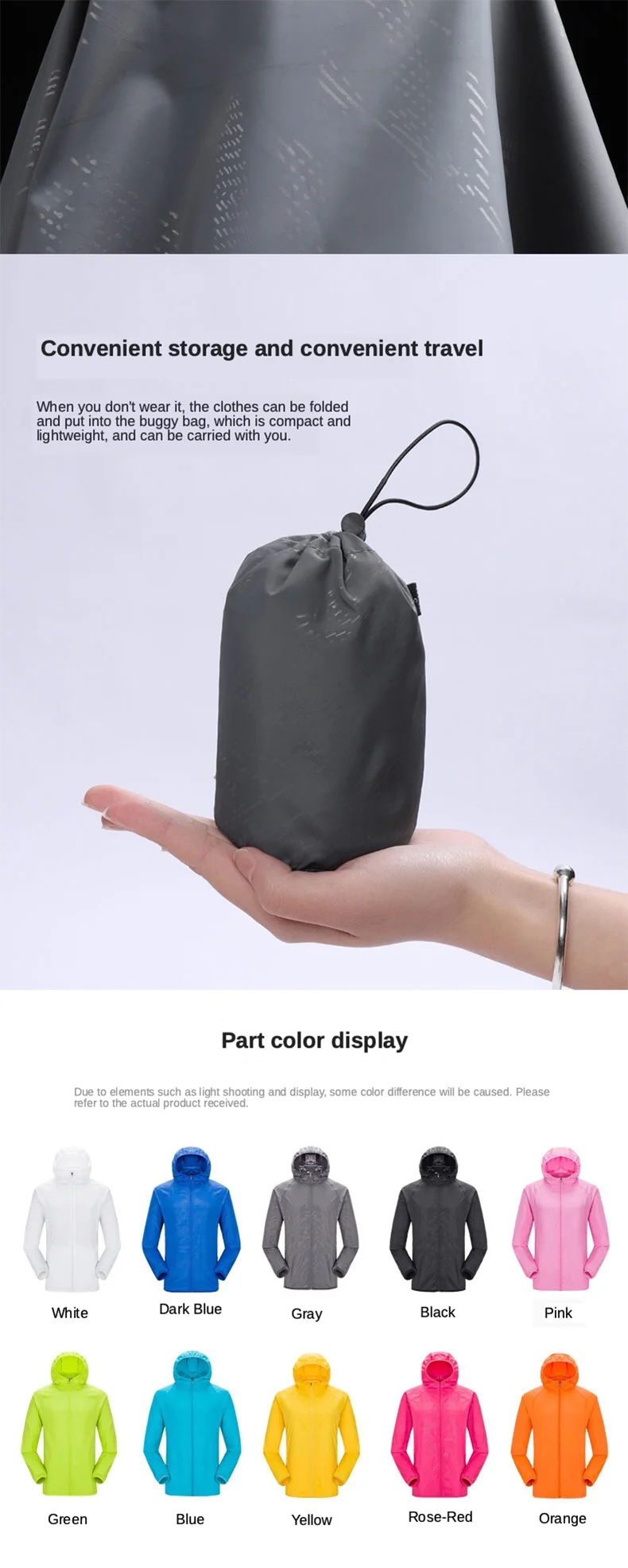 JNLN Camping Rain Jacket Men Women Waterproof Sun Protection Clothing Fishing Hunting Clothes Quick Dry Windbreaker With Pocket