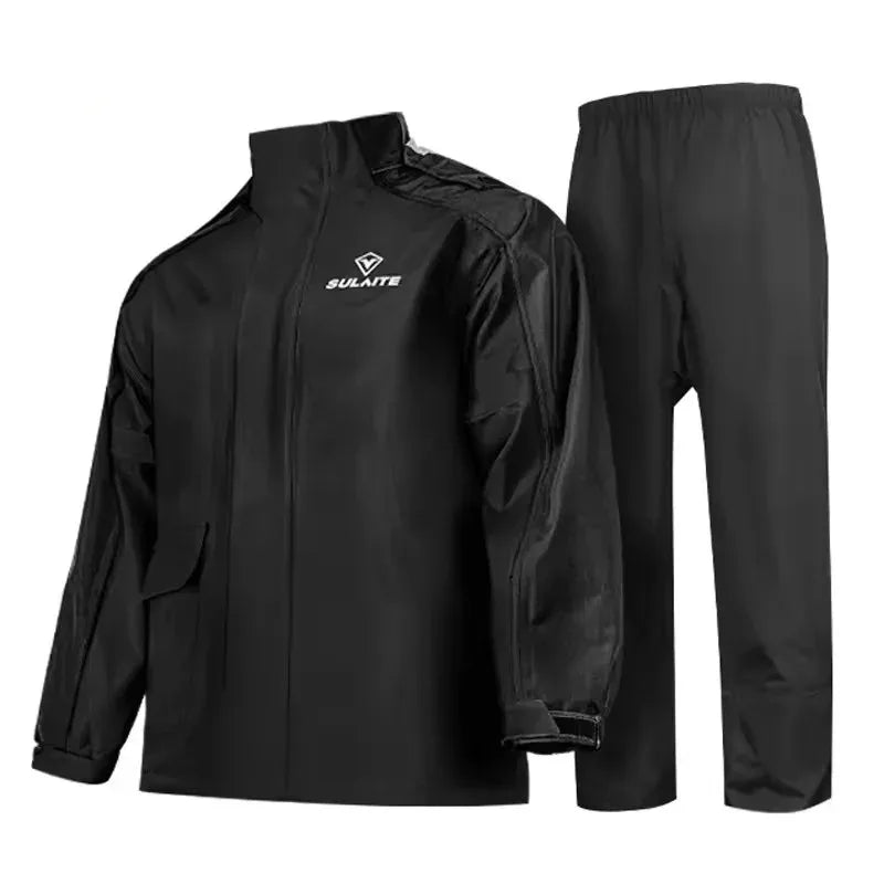 Split Waterproof Motorcycle Riding Rain Suit for Men & Women Outdoor Dirt biker Scooter/Bike Racing Jacket & Pants Set Raincoat
