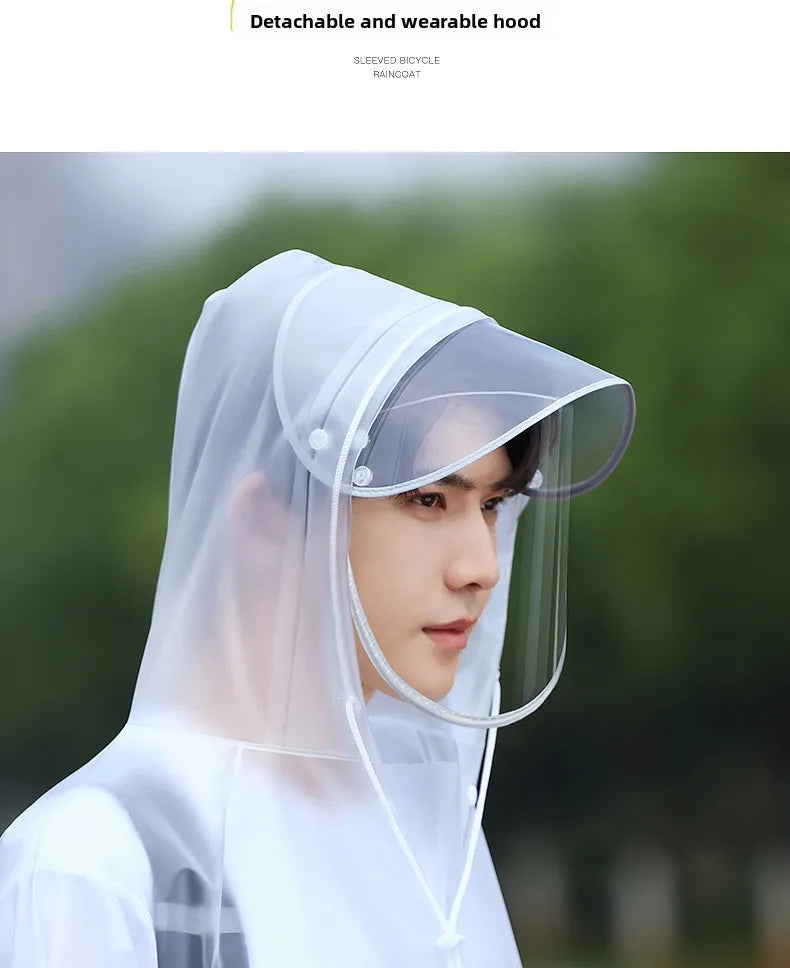 Youthful Bicycle Raincoat for School Riding Mountain Bike Road Outdoor Cycling ex High School Students Special Use