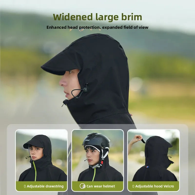 Youthful Bicycle Raincoat for School Riding Mountain Bike Road Outdoor Cycling ex High School Students Special Use