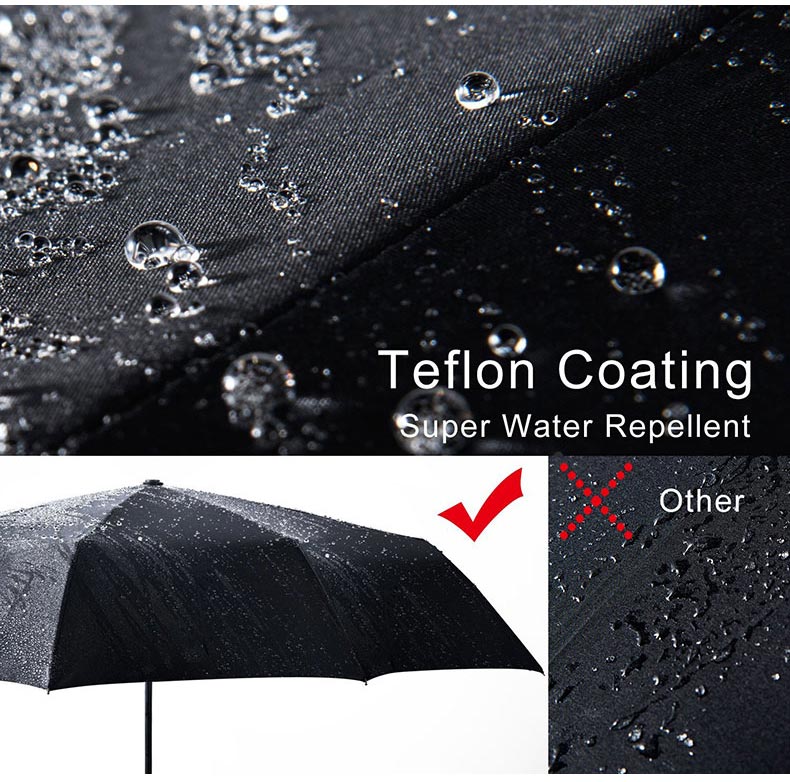 Genuine Parachase Folding Umbrella Brand Business Men Automatic Umbrella Rain Windproof Curved Handle Prasols for Adult