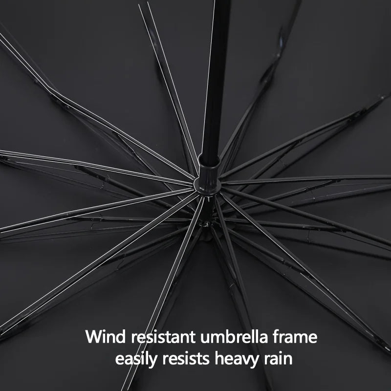 Super Large 130CM Business Folding Men Umbrella, Windproof Strong, Waterproof Sunproof Sunshade Uv Big Umbrellas