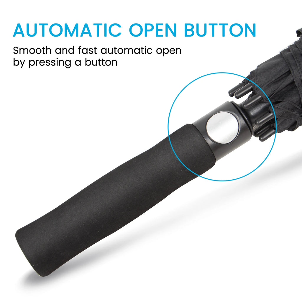 Golf Umbrella Extra Large Oversize Double Canopy Vented Windproof Waterproof Umbrella  62 Inch Automatic Open Golf Umbrella