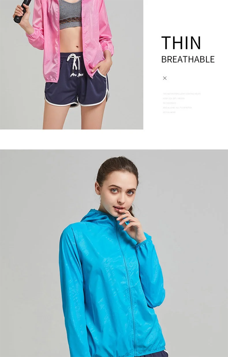 JNLN Camping Rain Jacket Men Women Waterproof Sun Protection Clothing Fishing Hunting Clothes Quick Dry Windbreaker With Pocket