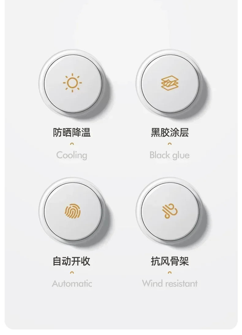 72 Bone Super Strong Windproof Automatic Folding Men Umbrella  Reinforced Large Rainproof Sun Protection Umbrellas Women