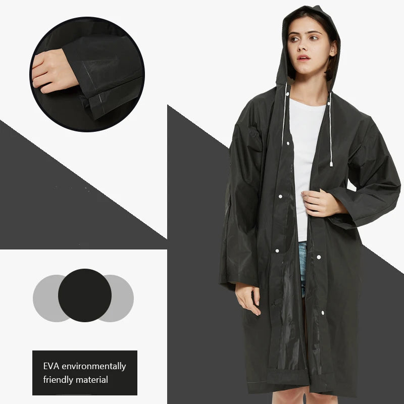 Adult Raincoat Non Disposable Thickened Outdoor Travel Climbing Waterproof Rain Gear Universal One Piece Raincoat
