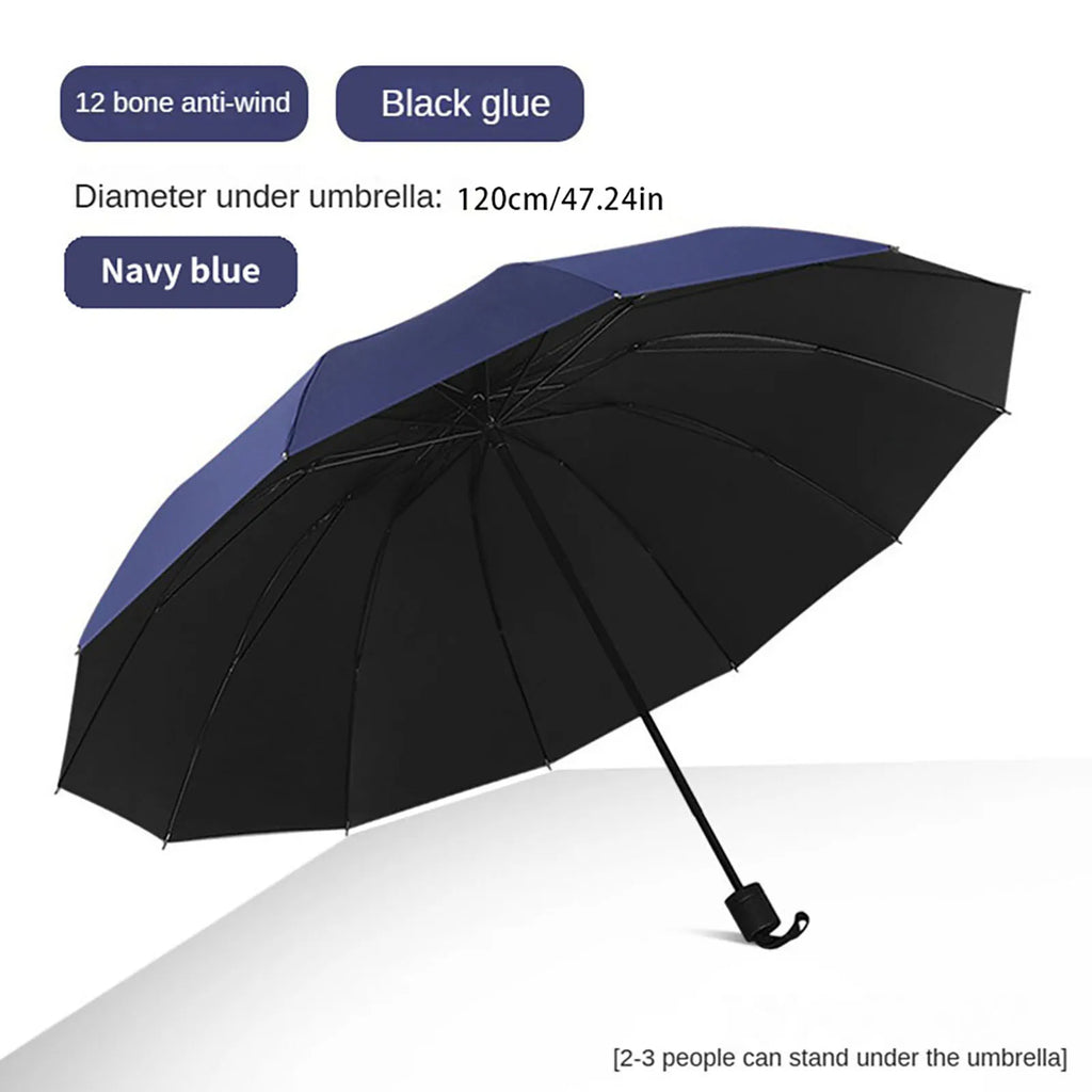 130cm/51.18 Inch High-quality Ten-bone Umbrella, Reinforced Umbrella Frame, Strong Waterproof Windproof, Manual Large Umbrella