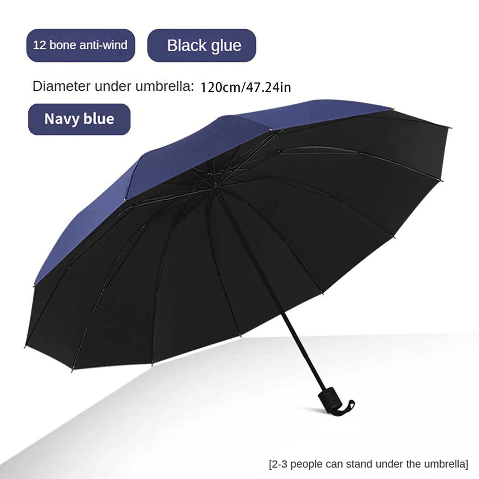 130cm/51.18 Inch High-quality Ten-bone Umbrella, Reinforced Umbrella Frame, Strong Waterproof Windproof, Manual Large Umbrella