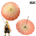 Anime Demon Slayer Katana Umbrella Long Handle Parasol Raincoar Zenitsu Tanjirou Samurai Sword Japanese Katana Umbrellas Gift