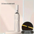 12 Bone Black Glue Fully Automatic Umbrella With Thick And Durable Keel Three Fold Umbrella UV Resistant Folding Umbrella