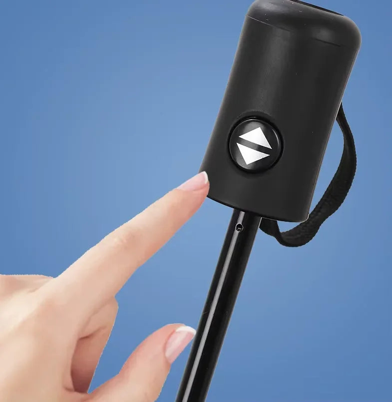 24 Bone Fully Automatic Double Bone Large Folding Umbrella SPF50+ UV Protection Rain Resistance And Strong Wind Resitance