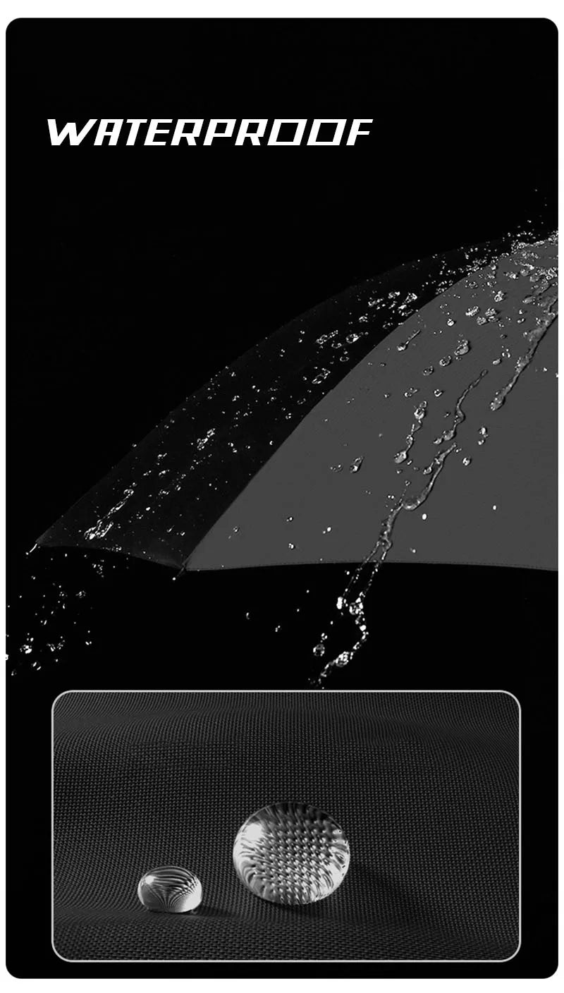 Automatic Folding Umbrella for Men and Women Mechanical Design Large Reinforced Windproof and Sunshade Ideal for Gift Outdoor Um