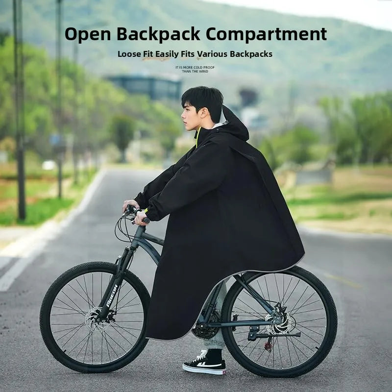 Youthful Bicycle Raincoat for School Riding Mountain Bike Road Outdoor Cycling ex High School Students Special Use
