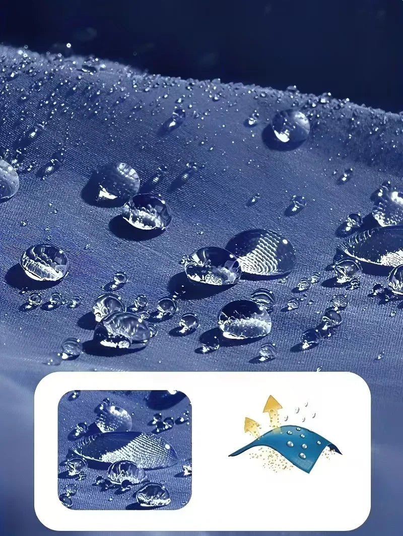 2025 Edition Red Bull Men's Women's Outdoor Sports Windproof Jacket with Waterproof Spring/Autumn Hiking Coat with Hood Raincoat