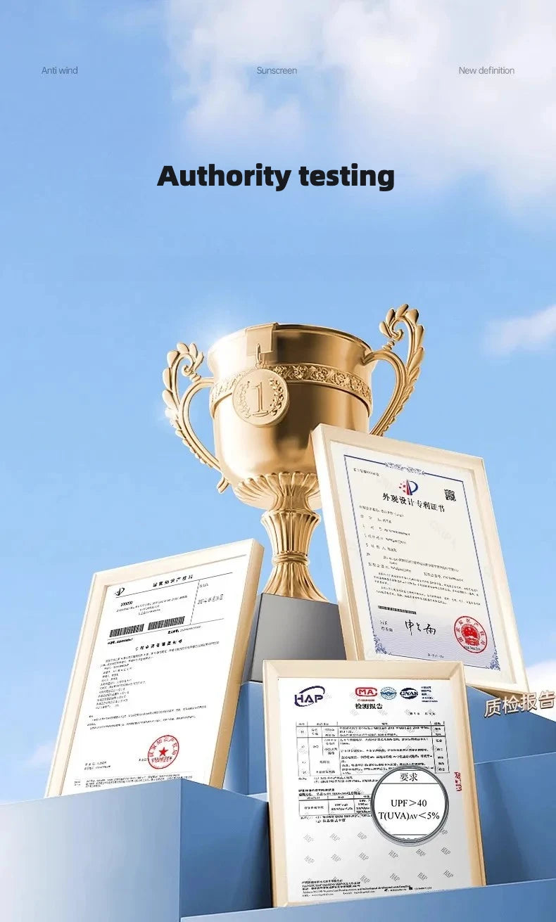 Stormproof Windproof Automatic Umbrella,288 Reinforced Fiberglass Ribs, Sun UV UPF50+ Protect, Compact Folding Rain Umbrella Men