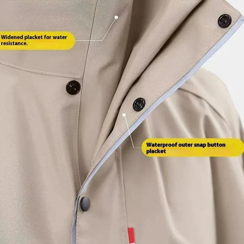 NPY New Thickened Adult Motorcycle Raincoat Electric Car Rain Coat For Men Women Durable Waterproof Riding Gear Special Raincoat