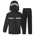 Full Body Raincoat And Rainpants Suit for Electric Bicycle & Motorcycle Reflective Split Design for Takeaway Riding Storm Protec