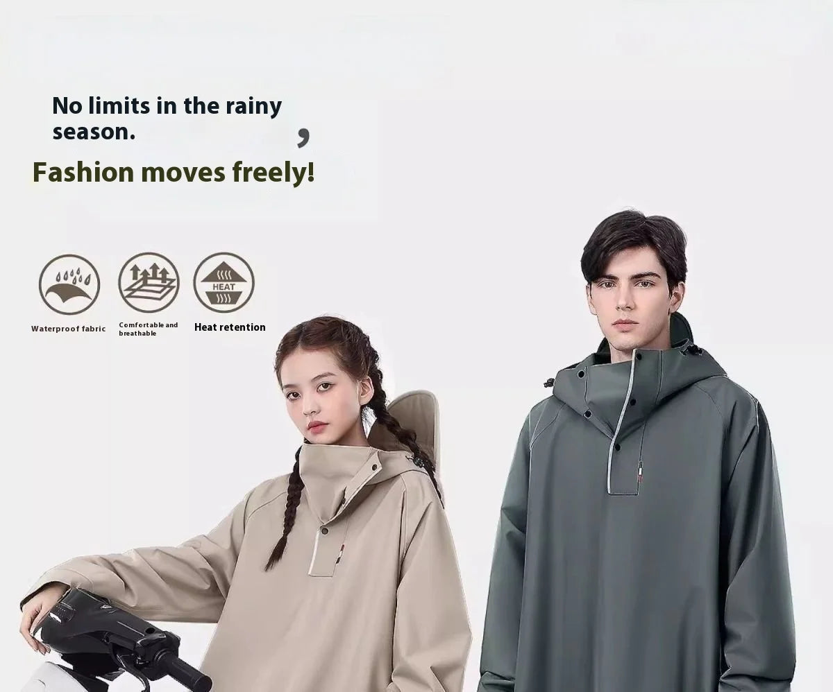 NPY New Thickened Adult Motorcycle Raincoat Electric Car Rain Coat For Men Women Durable Waterproof Riding Gear Special Raincoat