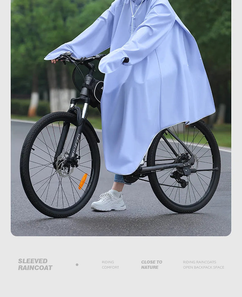 Youthful Bicycle Raincoat for School Riding Mountain Bike Road Outdoor Cycling ex High School Students Special Use