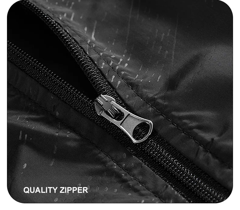 JNLN Men Women Hiking Jackets Waterproof Sun Protective Windbreaker Unisex Camping Climbing Outdoor Rain Coat Portable Clothes