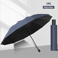 Super Large 130CM Business Folding Men Umbrella, Windproof Strong, Waterproof Sunproof Sunshade Uv Big Umbrellas