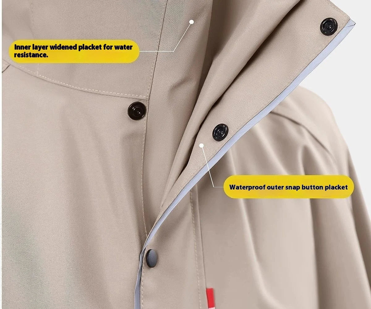 NPY New Thickened Adult Motorcycle Raincoat Electric Car Rain Coat For Men Women Durable Waterproof Riding Gear Special Raincoat