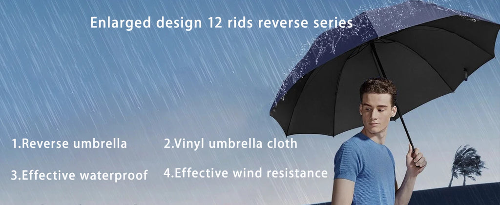 130cm/51.18 Inch High-quality Ten-bone Umbrella, Reinforced Umbrella Frame, Strong Waterproof Windproof, Manual Large Umbrella