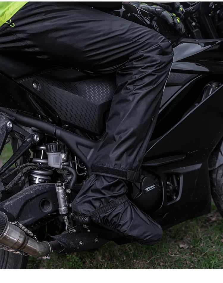 Star Field Knight Motorcycle Riding Raincoat Set Raincoat Rainpants Split Men And Women's Thin Reflective Waterproof Clothing