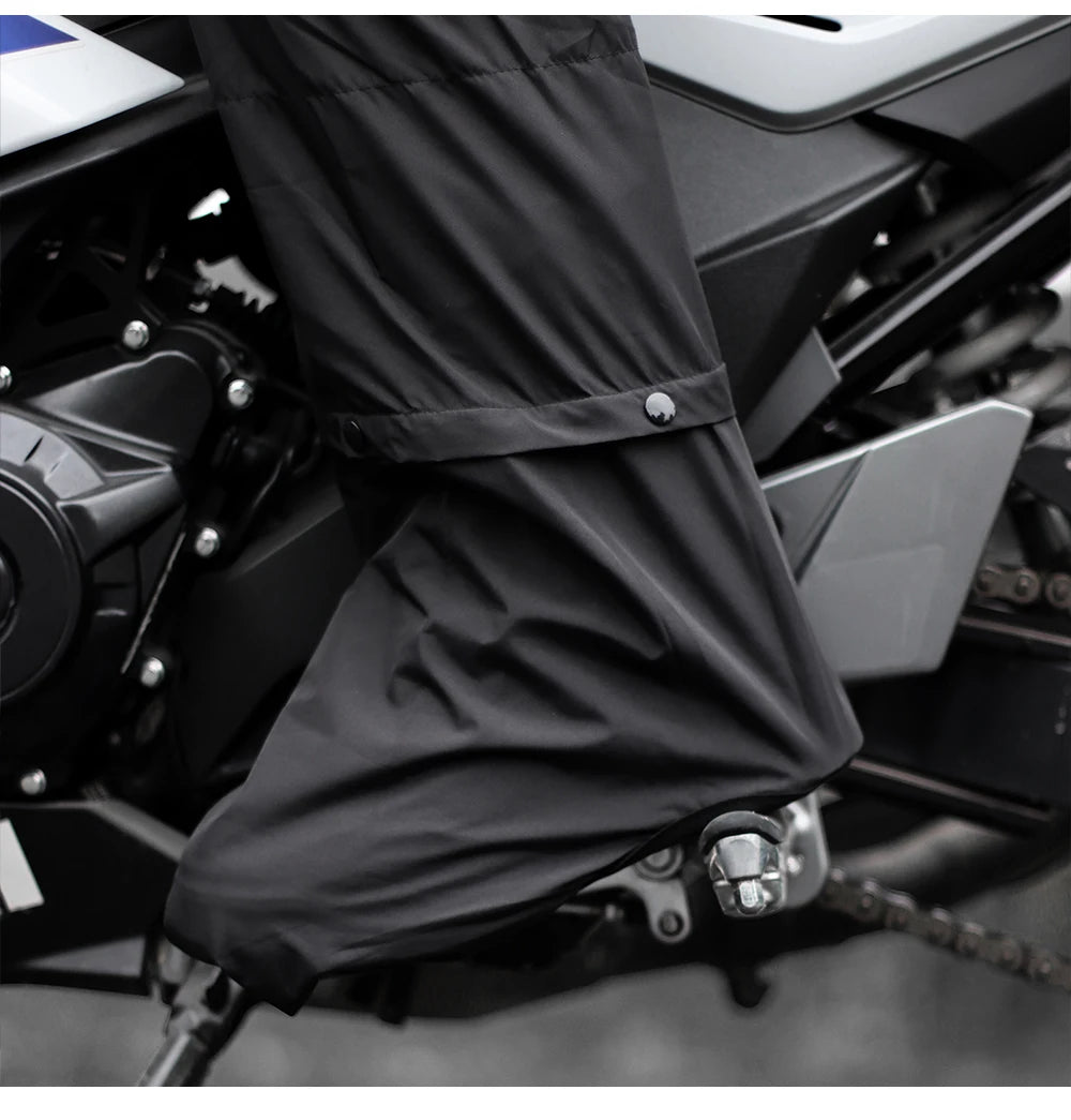 WOSAWE Motorcycle Raincoat Men's Rainproof Thickened plus-Sized Riding Full Body Split Single Raincoat Rain Pants