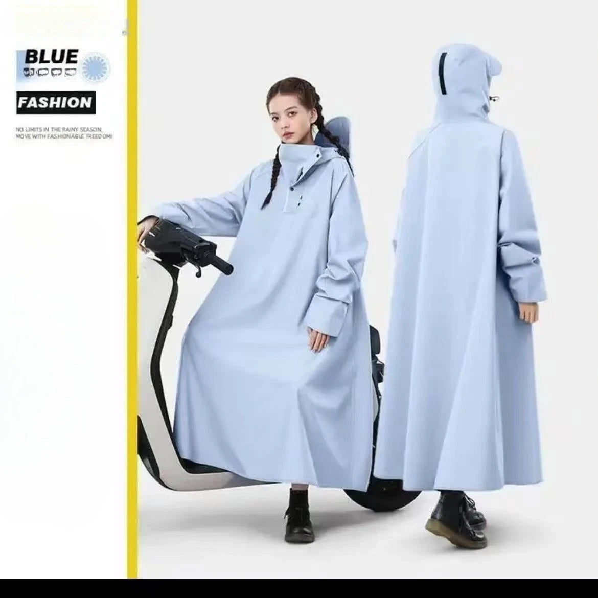 NPY New Thickened Adult Motorcycle Raincoat Electric Car Rain Coat For Men Women Durable Waterproof Riding Gear Special Raincoat