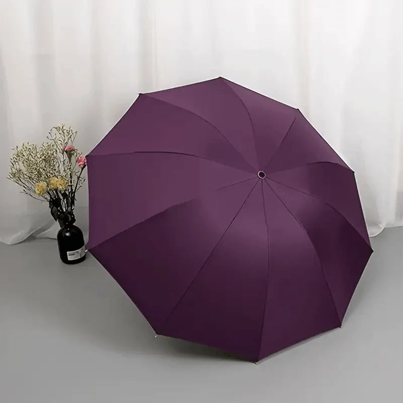 Super Large 130CM Business Folding Men Umbrella, Windproof Strong, Waterproof Sunproof Sunshade Uv Big Umbrellas