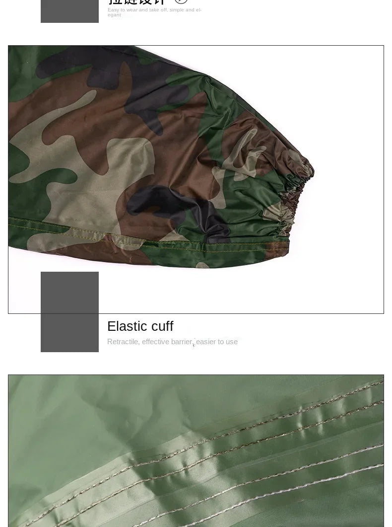 Waterproof Raincoat /Conjoined Men Raincoat/overalls Men and Women Fission Rain Suit Rain Coat Hooded Womens Raincoat