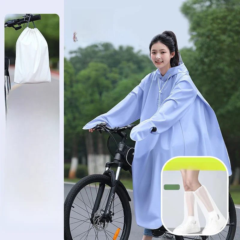 Youthful Bicycle Raincoat for School Riding Mountain Bike Road Outdoor Cycling ex High School Students Special Use