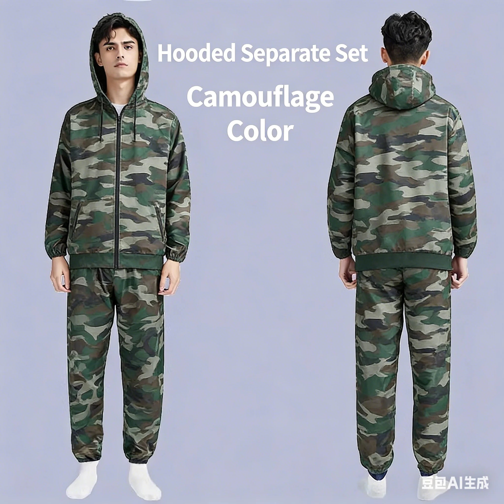 Waterproof Raincoat /Conjoined Men Raincoat/overalls Men and Women Fission Rain Suit Rain Coat Hooded Womens Raincoat