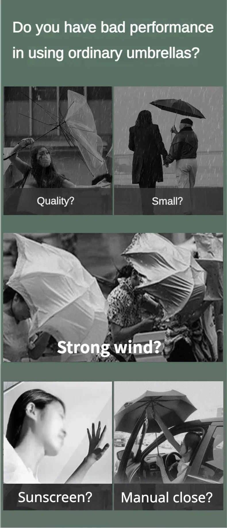 72 Bone Super Strong Windproof Automatic Folding Men Umbrella  Reinforced Large Rainproof Sun Protection Umbrellas Women