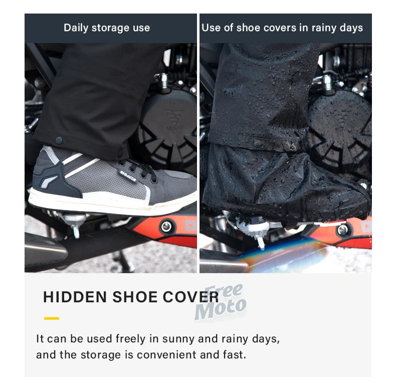 SULAITE Motorcycle Raincoat Suits Men Waterproof Rain Gear Rain Jacket Reflective Work Rain Coats Lightweight Hiking Rainsuit