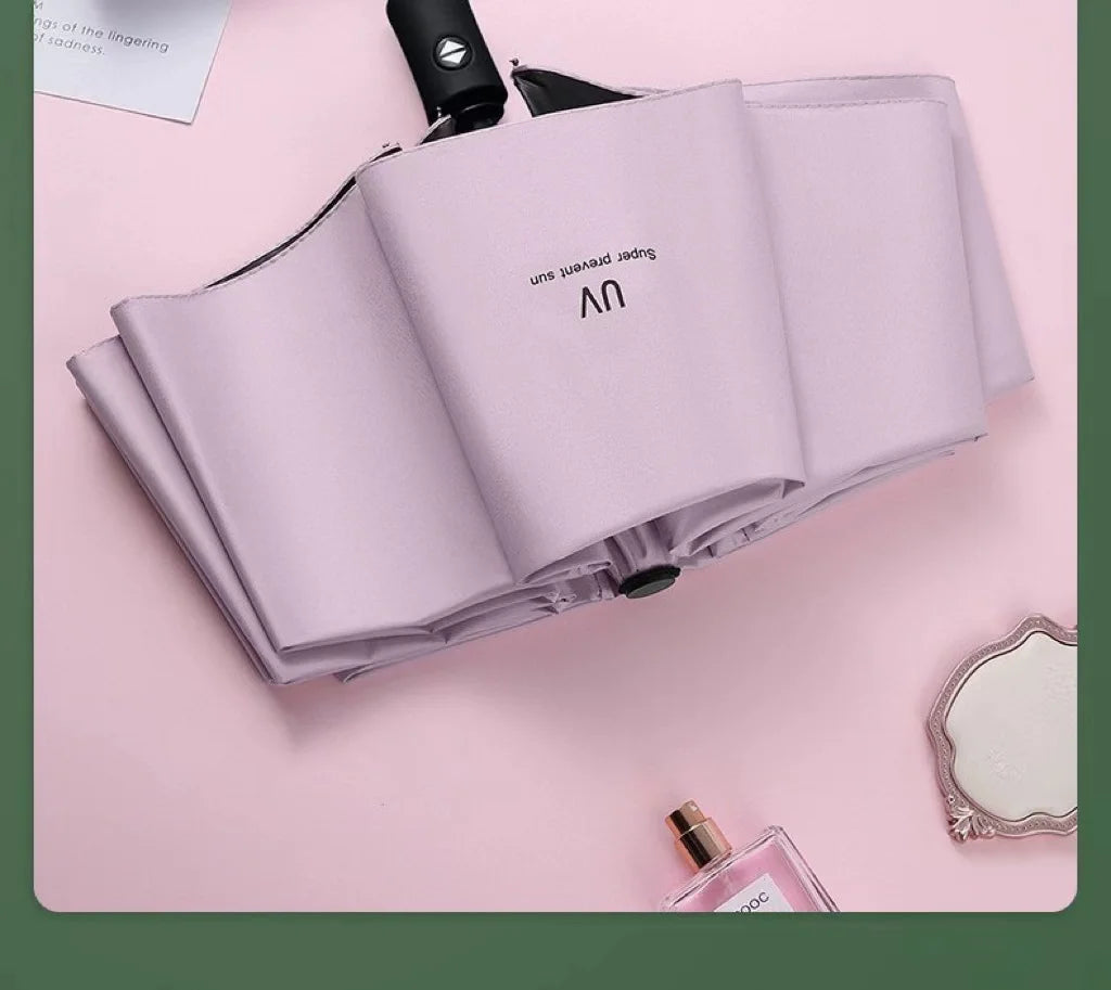 Automatic Windproof Travel Umbrella Retractable Folding Portable Umbrella for Easy Storage And Carry-On Travel