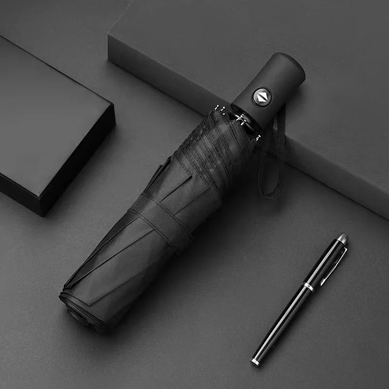 Automatic umbrella eight bone vinyl sunshine and rain dual-purpose sun umbrella sunshade and UV rays automatic folding gift adve