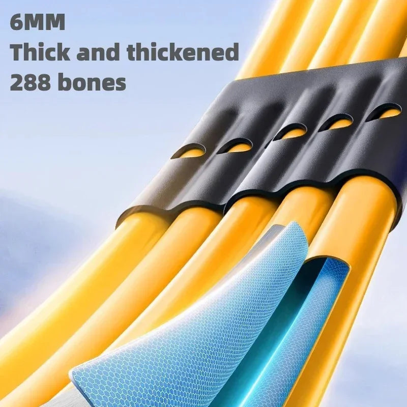 Stormproof Windproof Automatic Umbrella,288 Reinforced Fiberglass Ribs, Sun UV UPF50+ Protect, Compact Folding Rain Umbrella Men