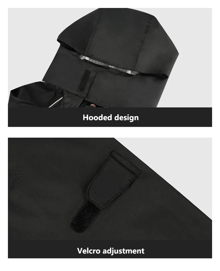 FEHER Motorcycle Raincoat Suit Unisex Rainstorm Waterproof Motorbike Raincoat Lightweight Design Tear Resistant for Rainy Days