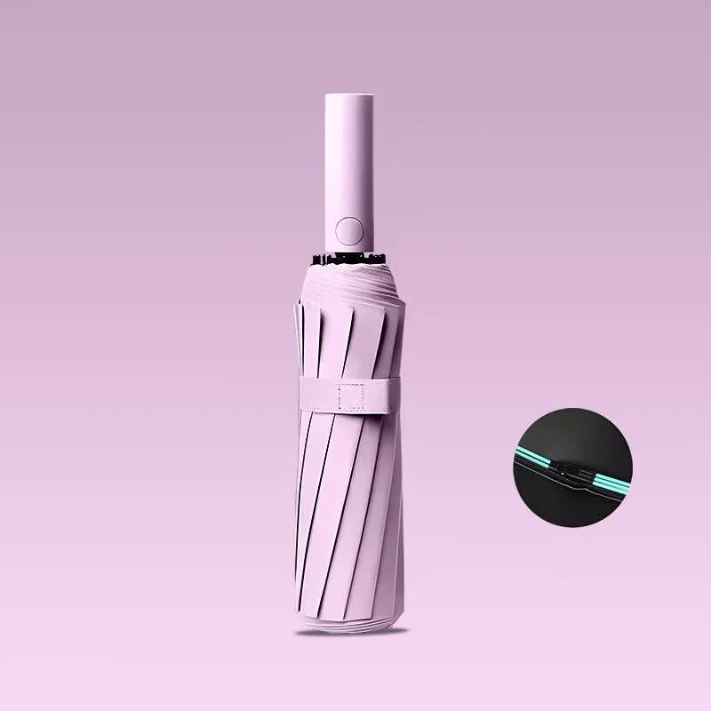 Super Strong 60Bone Windproof Folding Umbrella Telescopic Umbrella Large Automatic Waterproof Anti-storm Sunproof Uv Umbrella