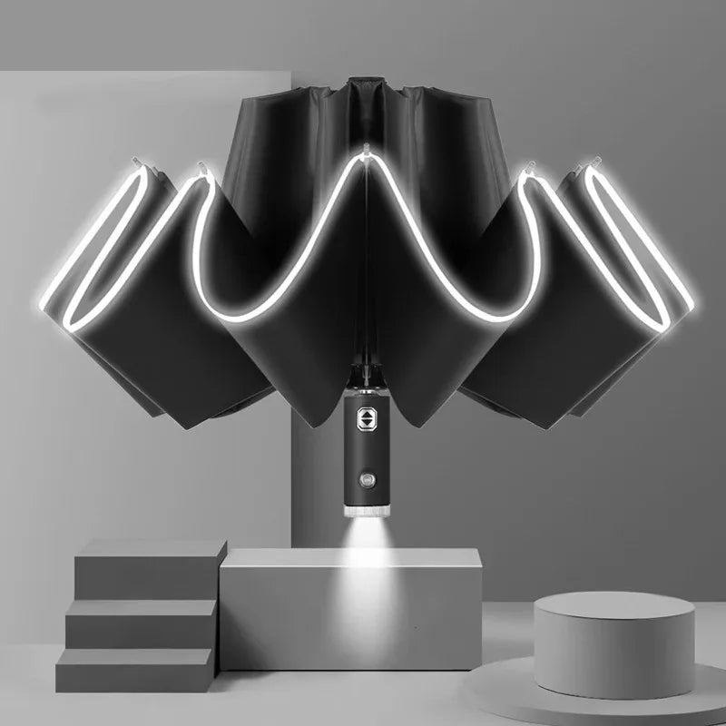 Mercedes Benz A B C E S Class AMG GLA GLB GLC GLE CLA CLS SLC GLS GLK SLK Vito Car Automatic Folding Windproof Sunshade Umbrella