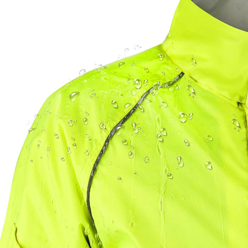 FEHER Motorcycle Raincoat Suit Unisex Rainstorm Waterproof Motorbike Raincoat Lightweight Design Tear Resistant for Rainy Days