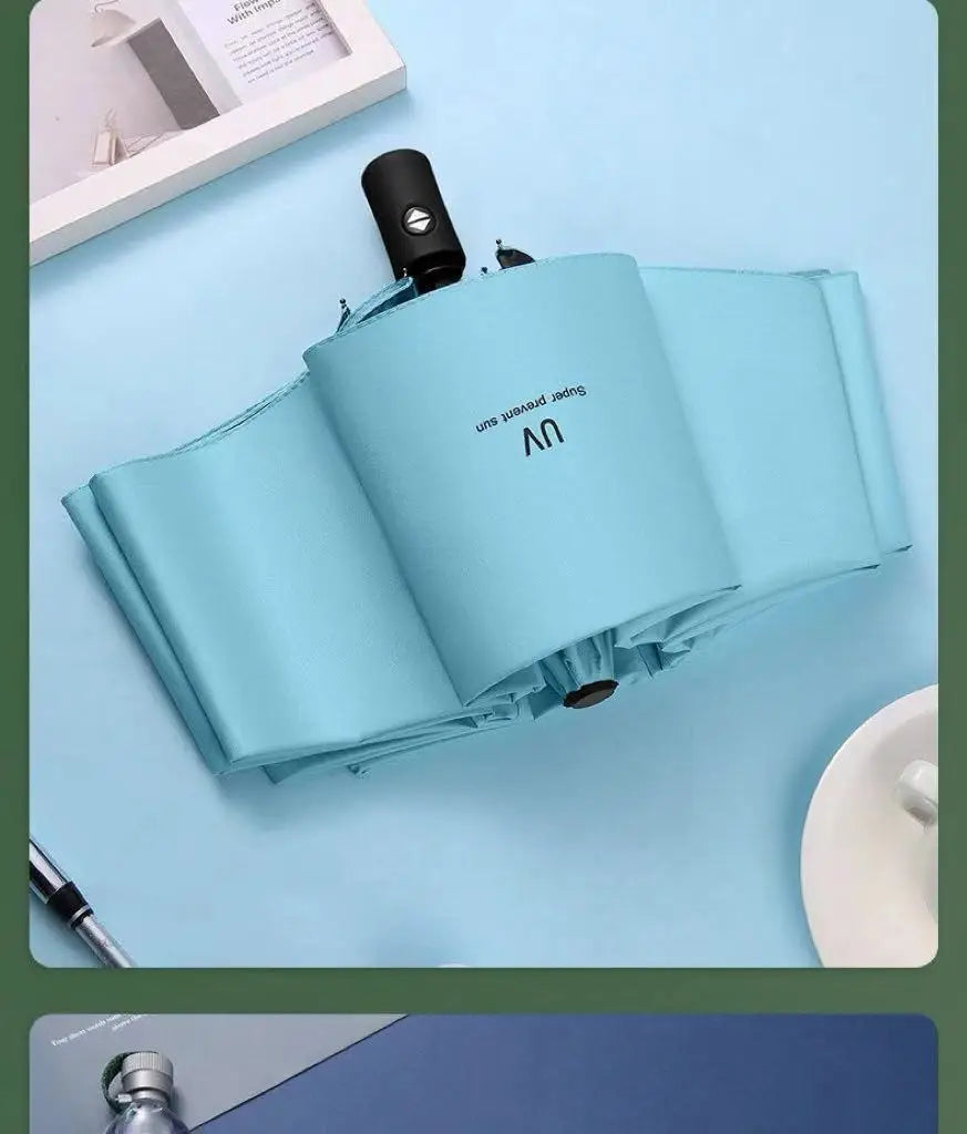 Automatic Windproof Travel Umbrella Retractable Folding Portable Umbrella for Easy Storage And Carry-On Travel