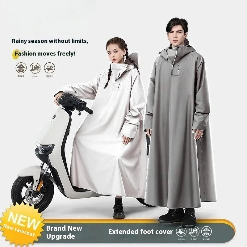 NPY New Thickened Adult Motorcycle Raincoat Electric Car Rain Coat For Men Women Durable Waterproof Riding Gear Special Raincoat