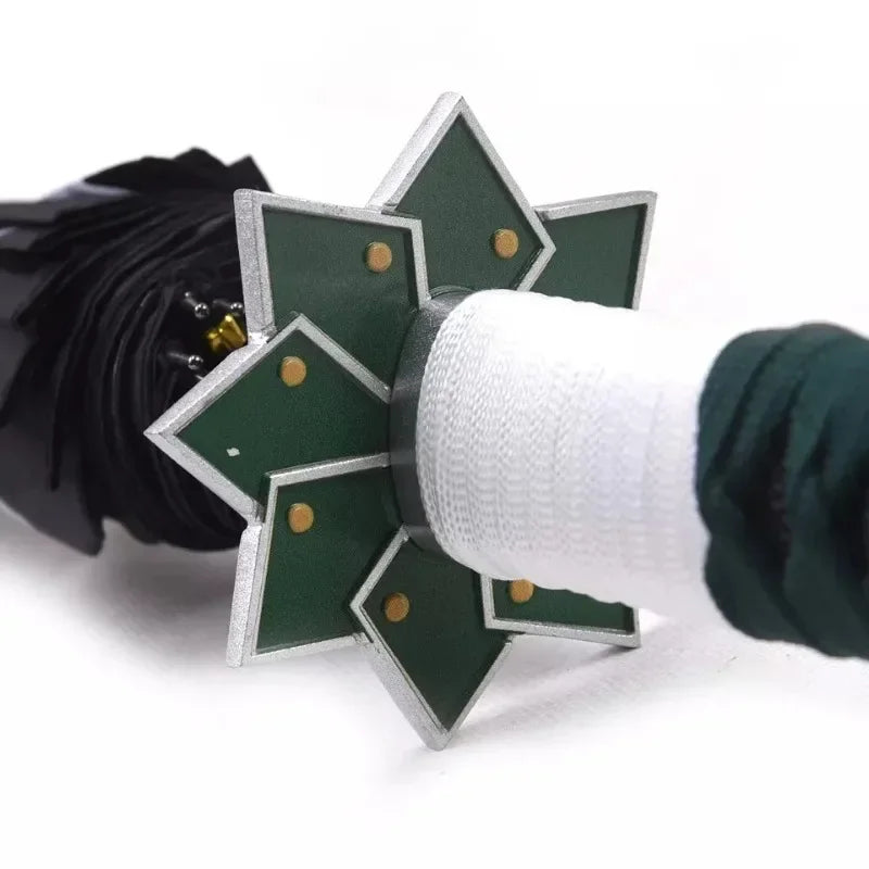 Anime Demon Slayer Katana Umbrella Long Handle Parasol Raincoar Zenitsu Tanjirou Samurai Sword Japanese Katana Umbrellas Gift