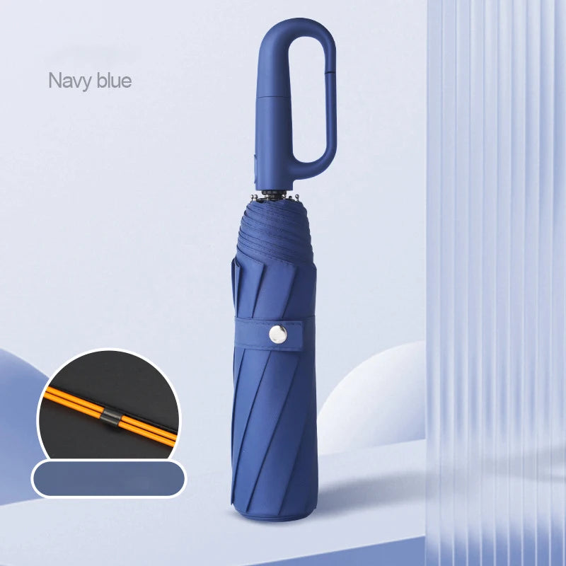 20 ribbed buckle design, fully automatic men's and women's folding, super large and strong sunshade double umbrella sun umbrella